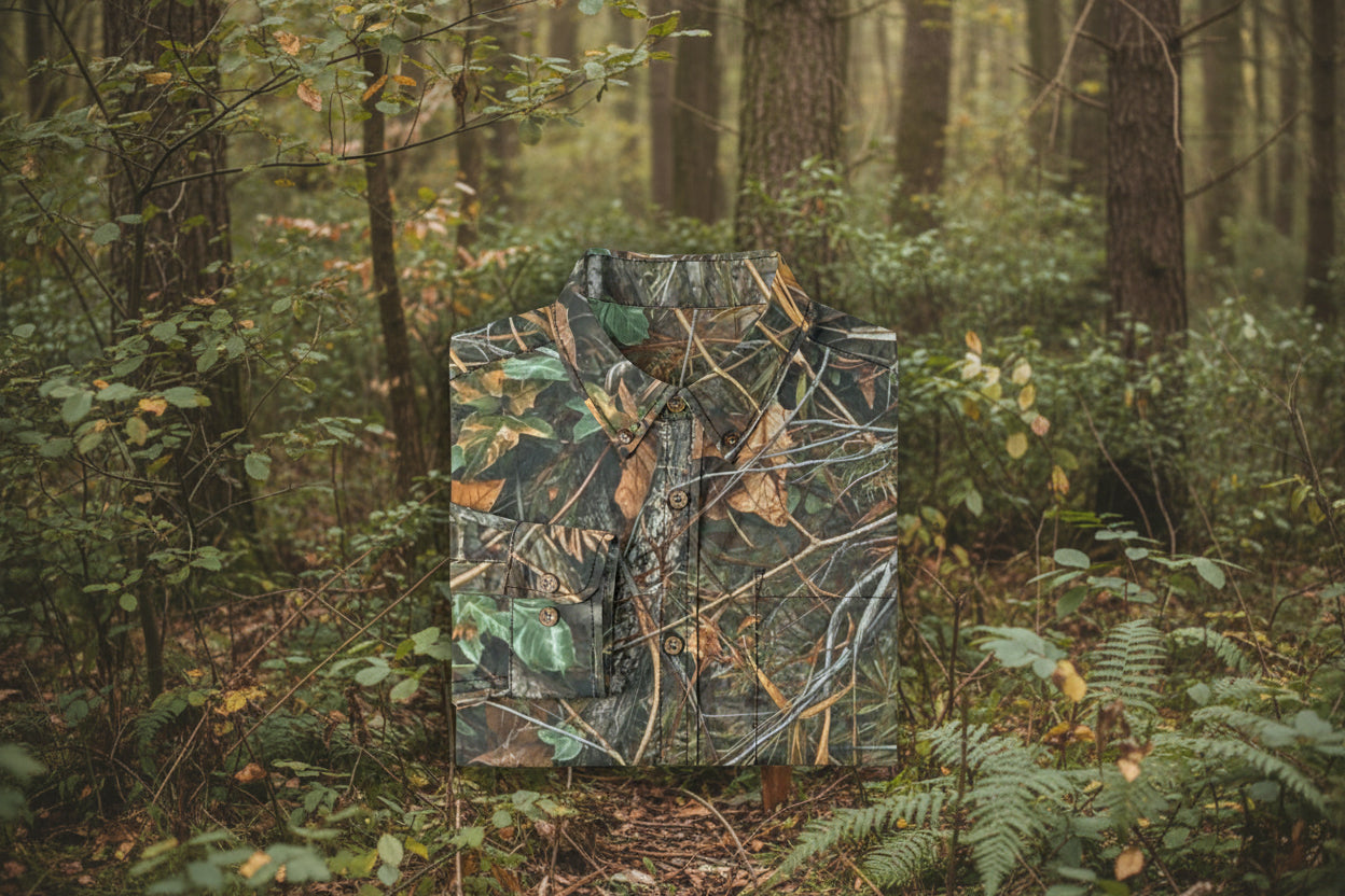 Meltdown™ Cotton Camouflage Hunting Shirt – Lightweight, Breathable