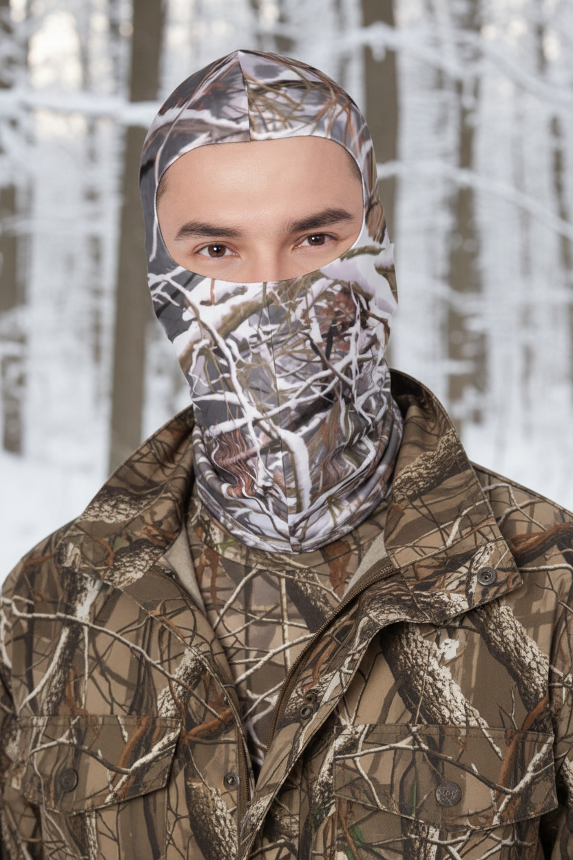 White Wolf™ - Snow Camouflage Face Mask