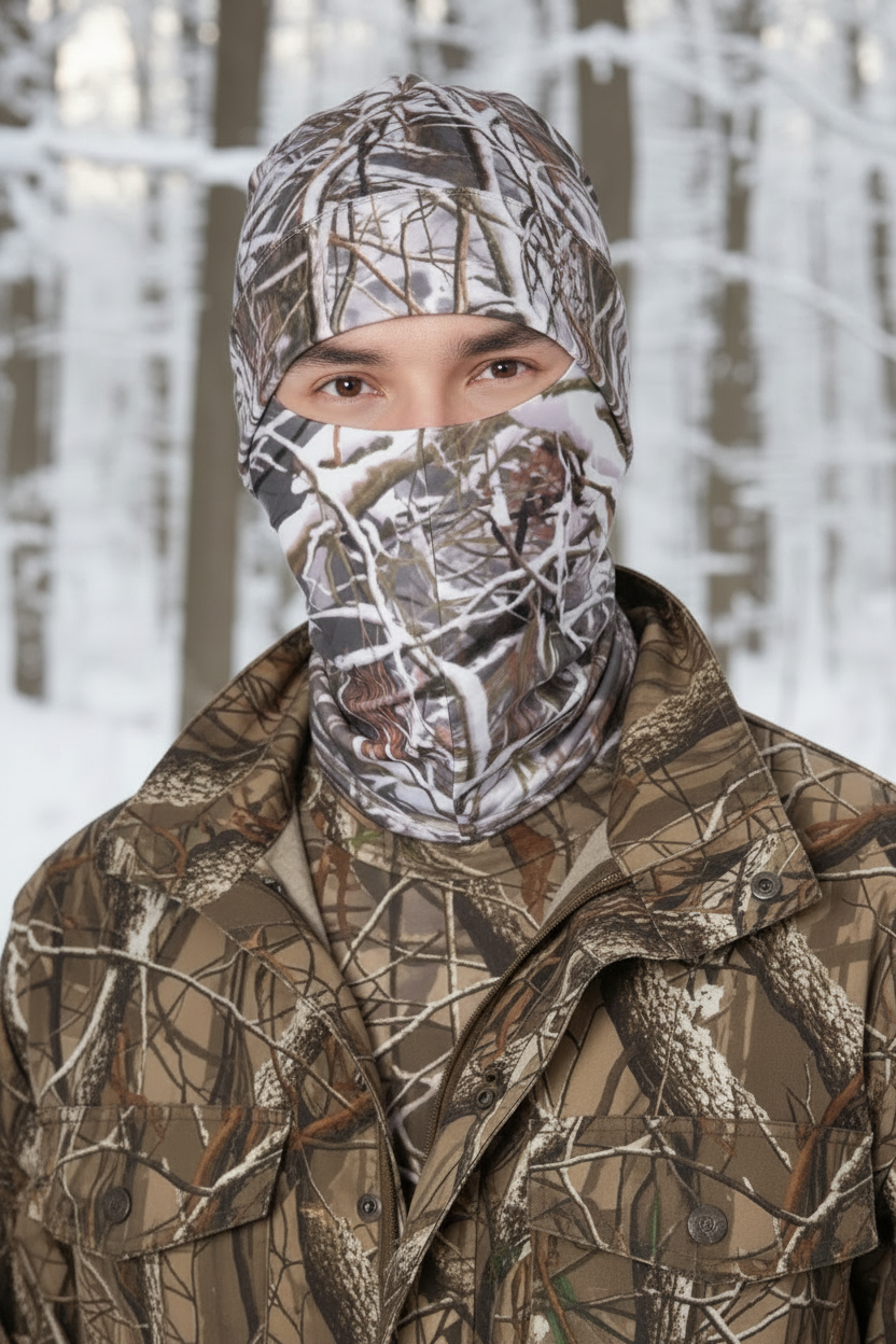 White Wolf™ - Snow Camouflage Face Mask