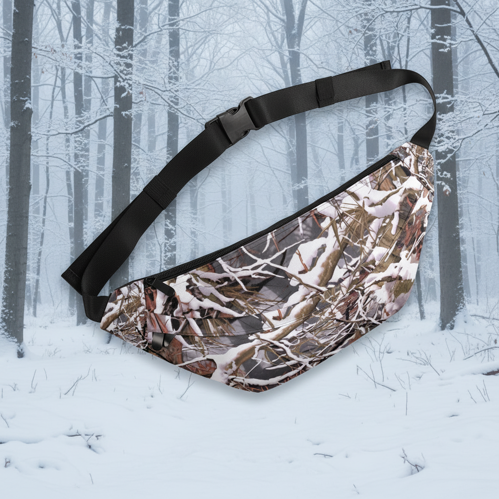 White Wolf™ - Snow Camo - Large Fanny Bag