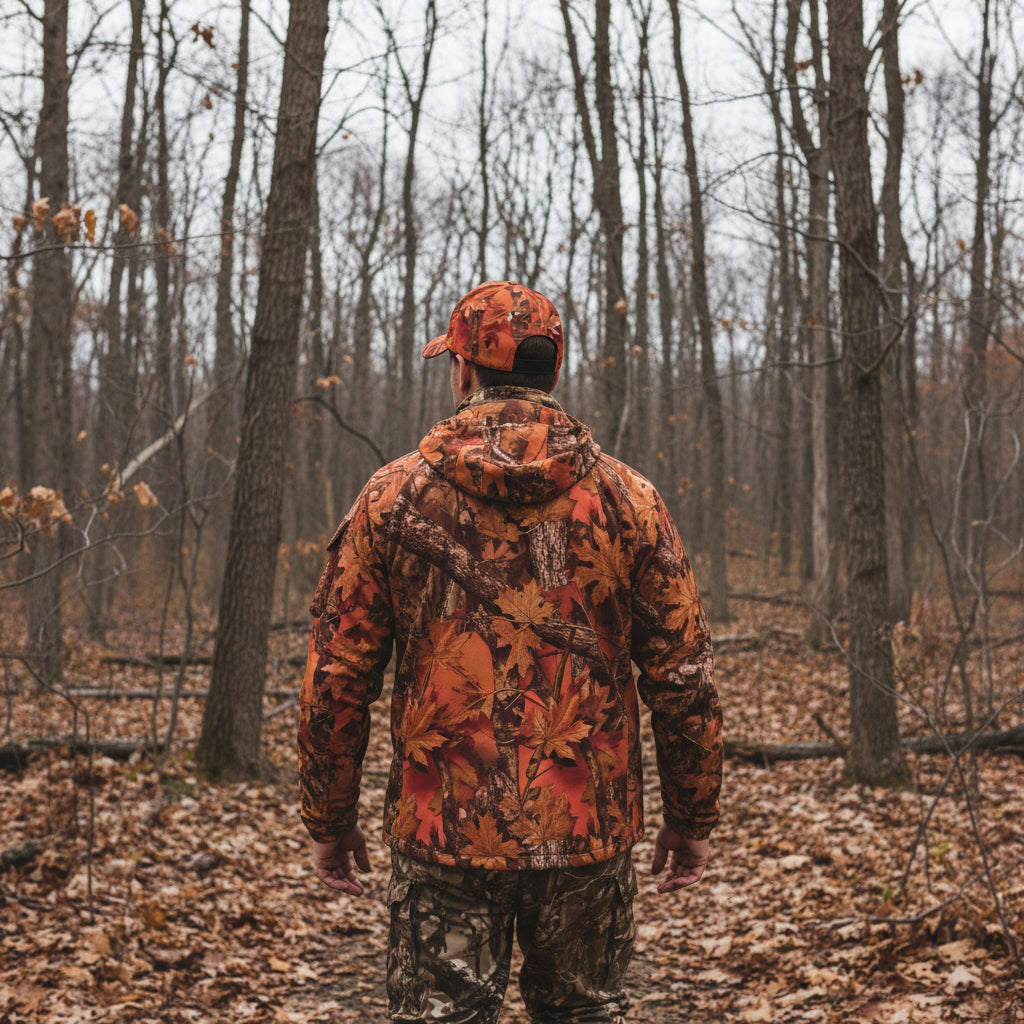 Blaze Wood - Safety Blaze Orange Camo Field Cap