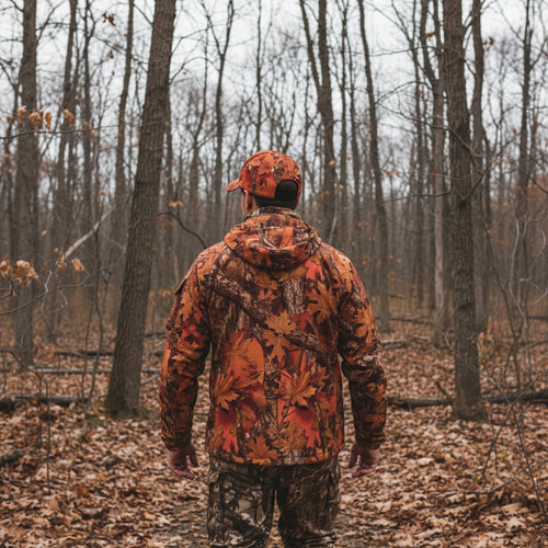 Blaze Wood™ Blaze Orange Camouflage Hunting Hat – Safety & Concealment