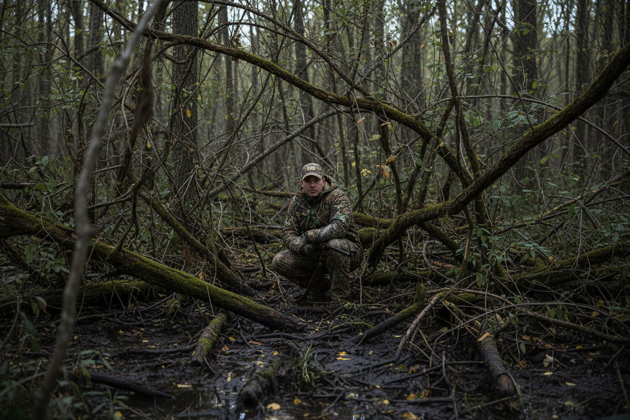 Meltdown Hooded Insulated Puffer Jacket – Cold Weather Hunting Camouflage
