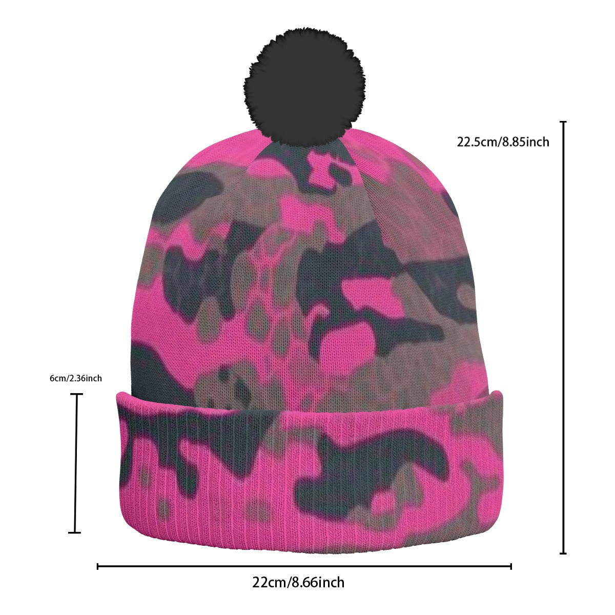 SSCS Lioness - Knitted Hat With Pom-Pom