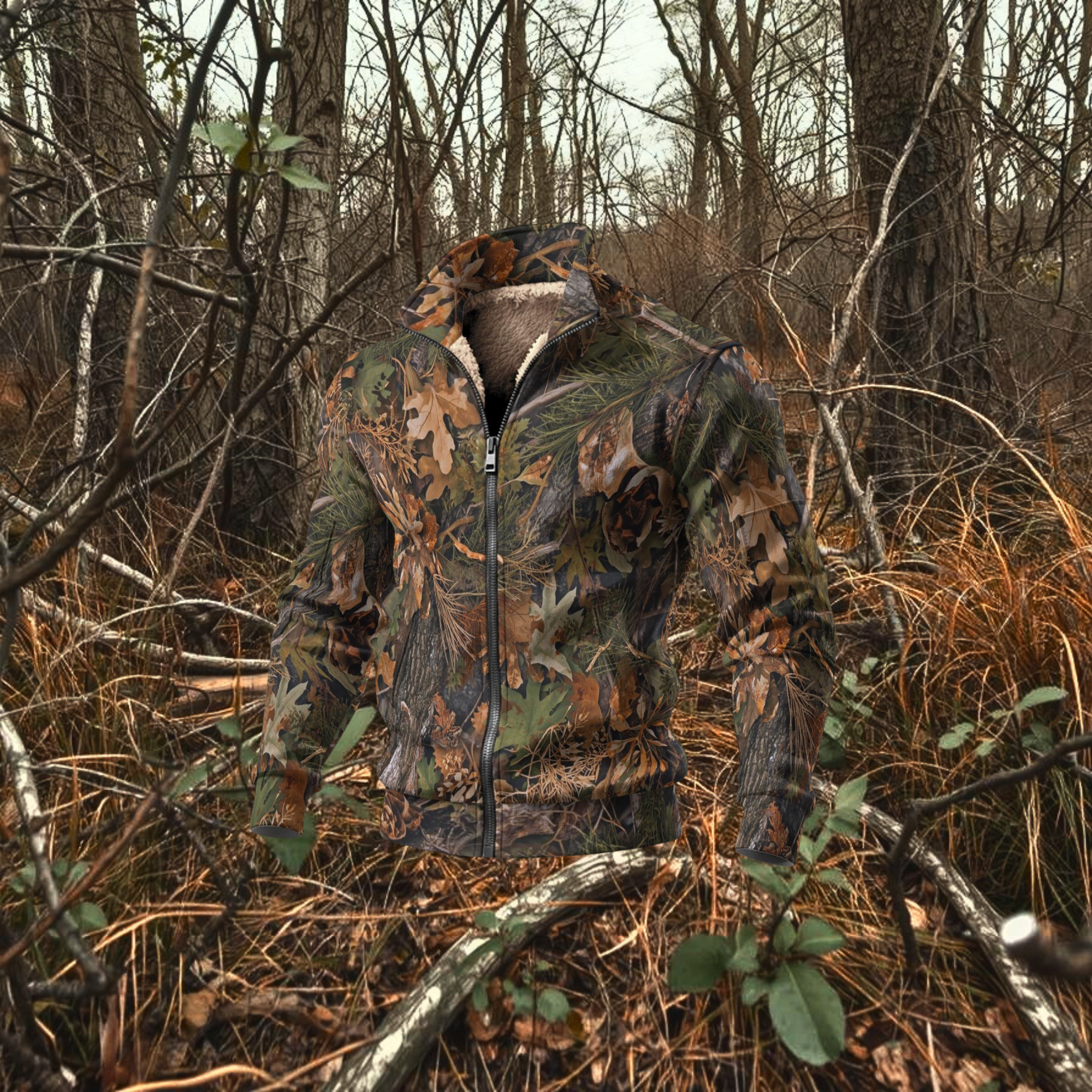 Vanish -  Thick Knit Fleece Jacket