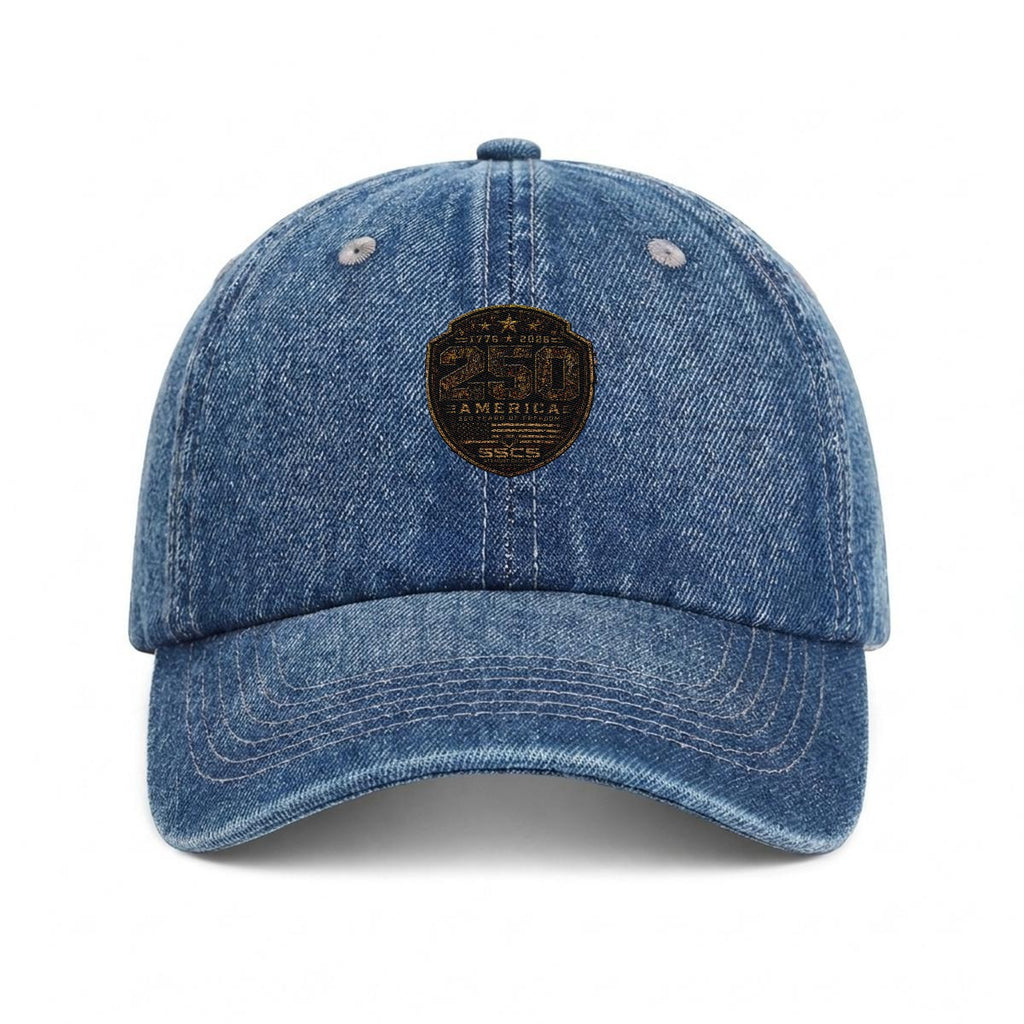 America 250 - Embroidered Denim Cap