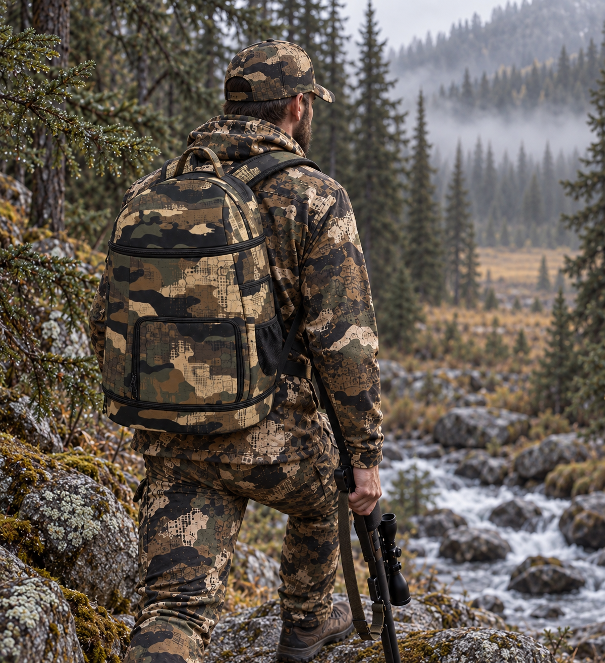 SSCS Saber-Tooth - 300D Oxford Camouflage Field Backpack