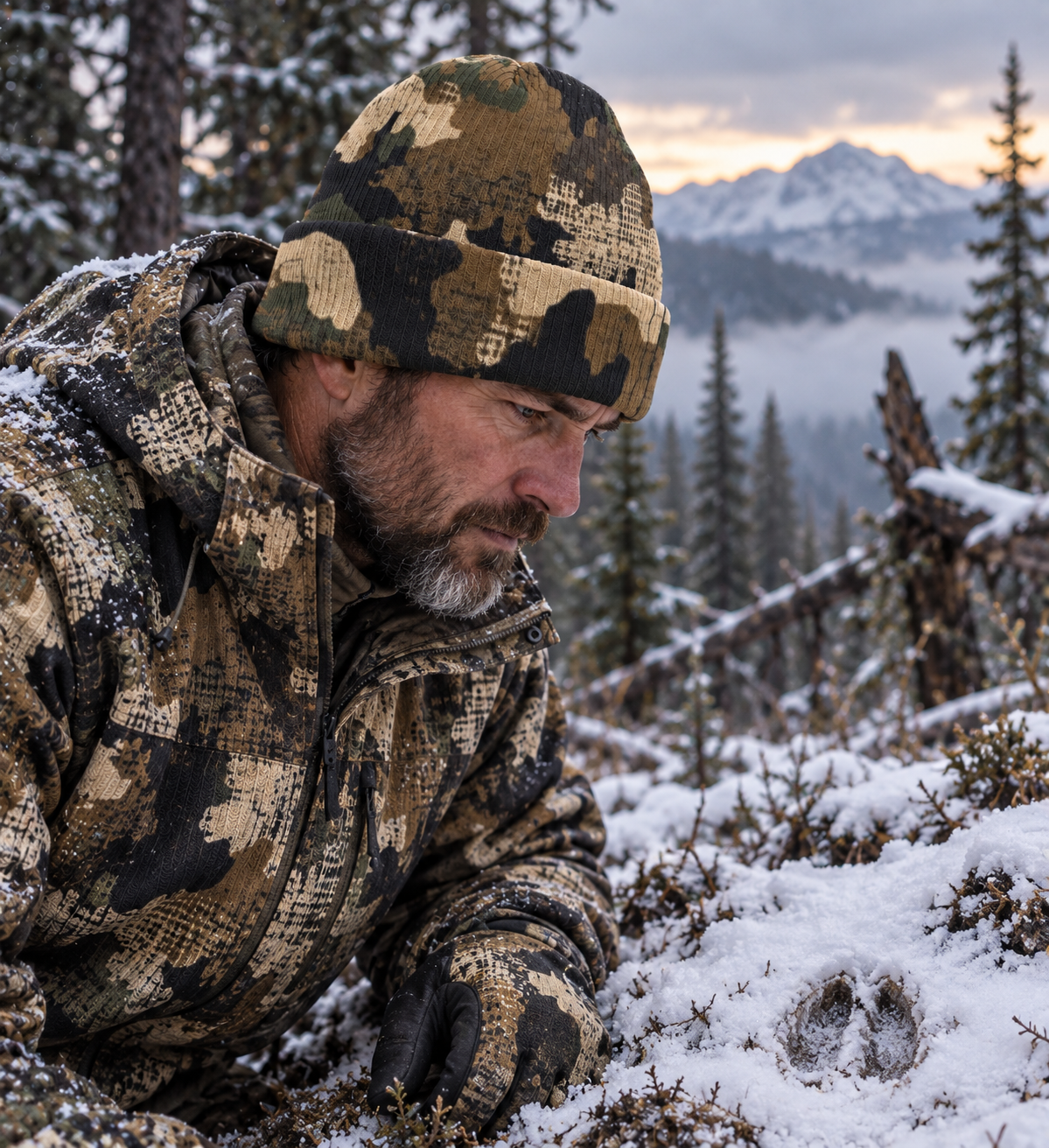 SSCS Saber-Tooth - Camouflage Knit Beanie