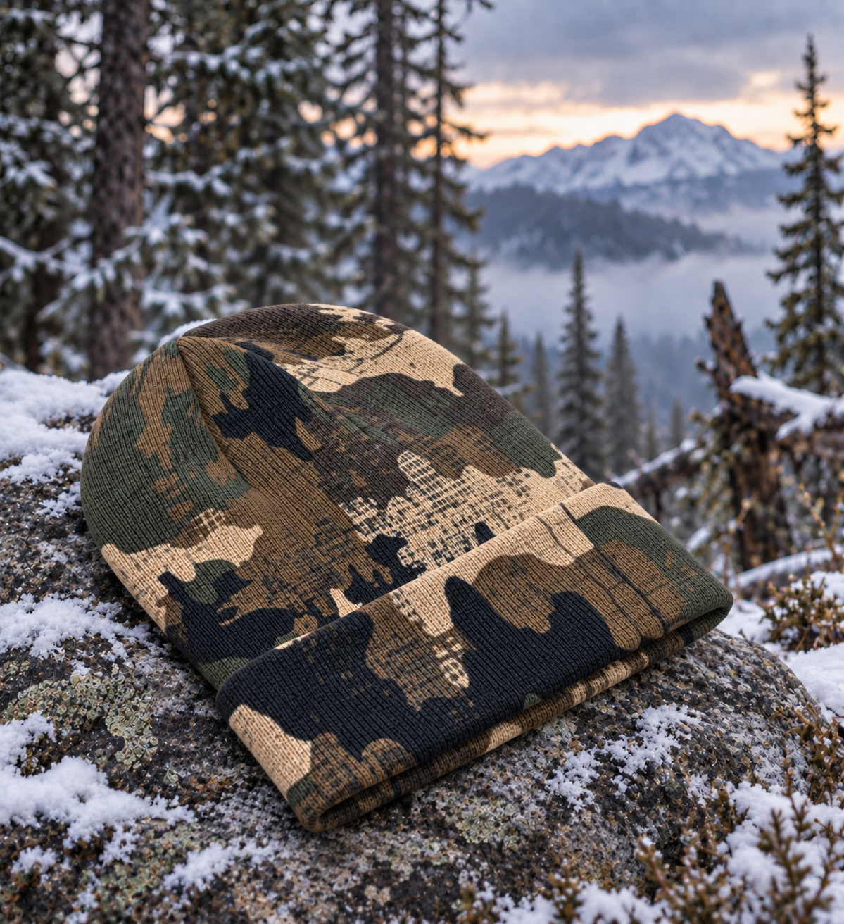 SSCS Saber-Tooth - Camouflage Knit Beanie