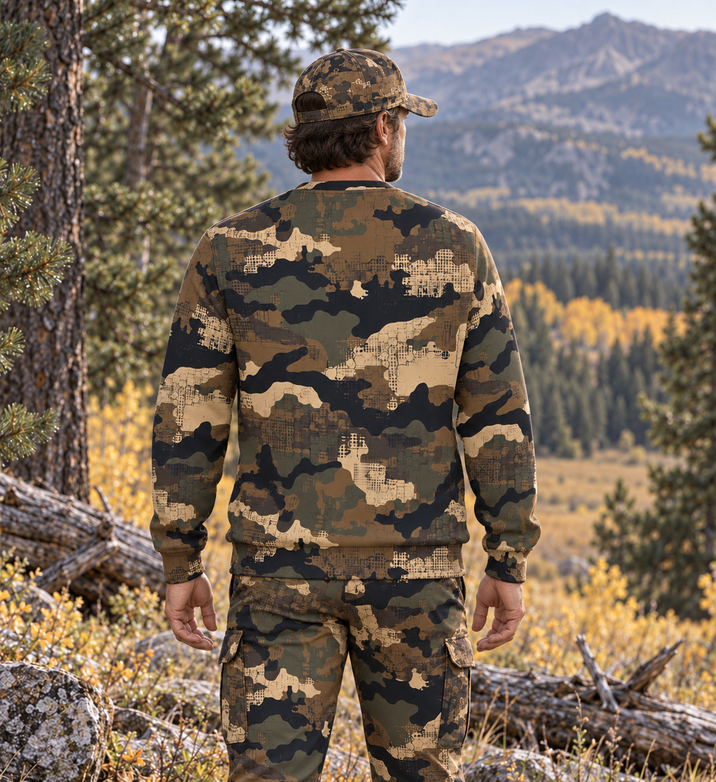 SSCS Saber-Tooth - Heavy Fleece-Lined Camouflage Sweatshirt