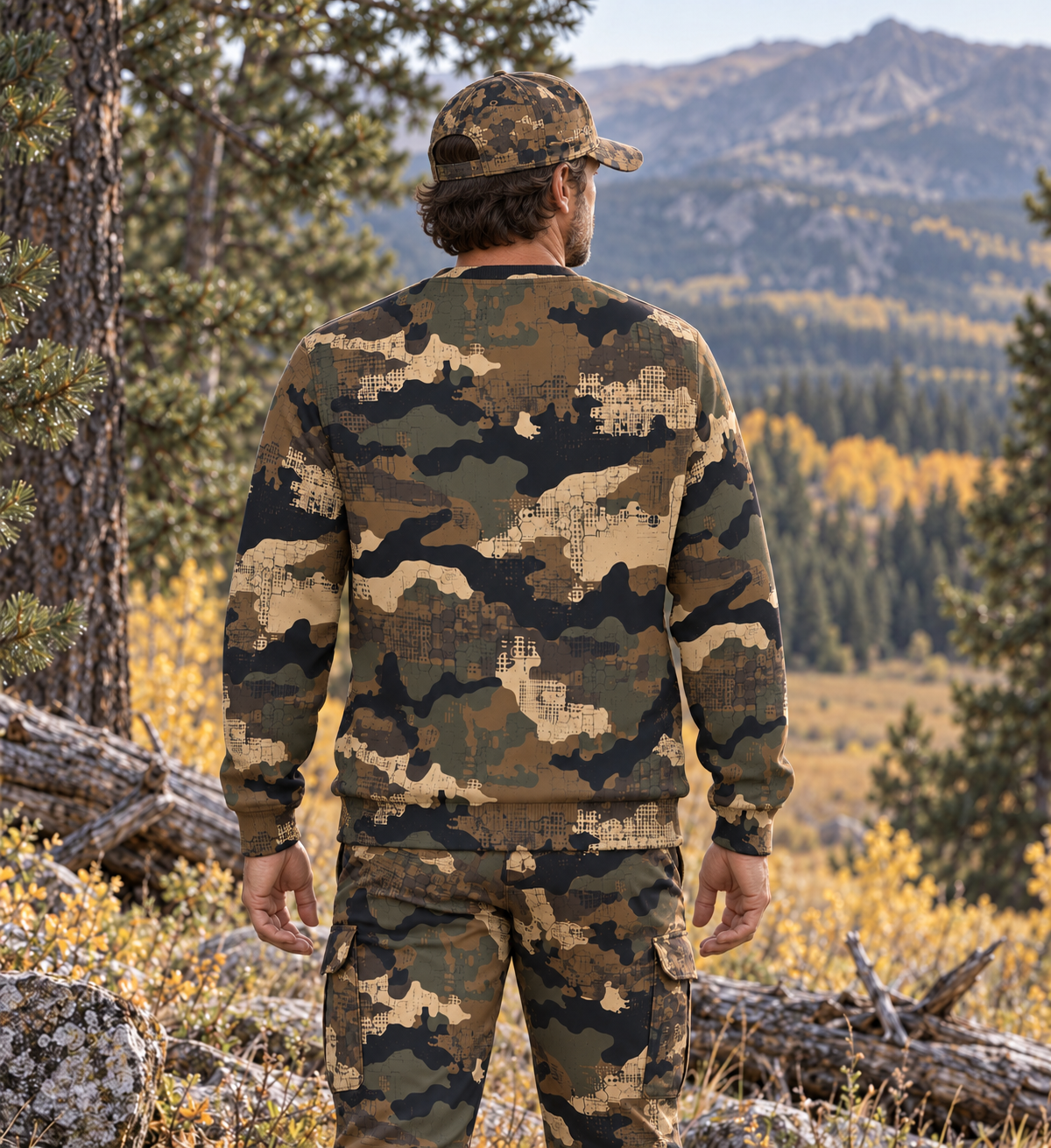 SSCS Saber-Tooth - Heavy Fleece-Lined Camouflage Sweatshirt