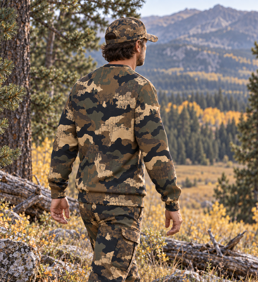 SSCS Saber-Tooth - Heavy Fleece-Lined Camouflage Sweatshirt