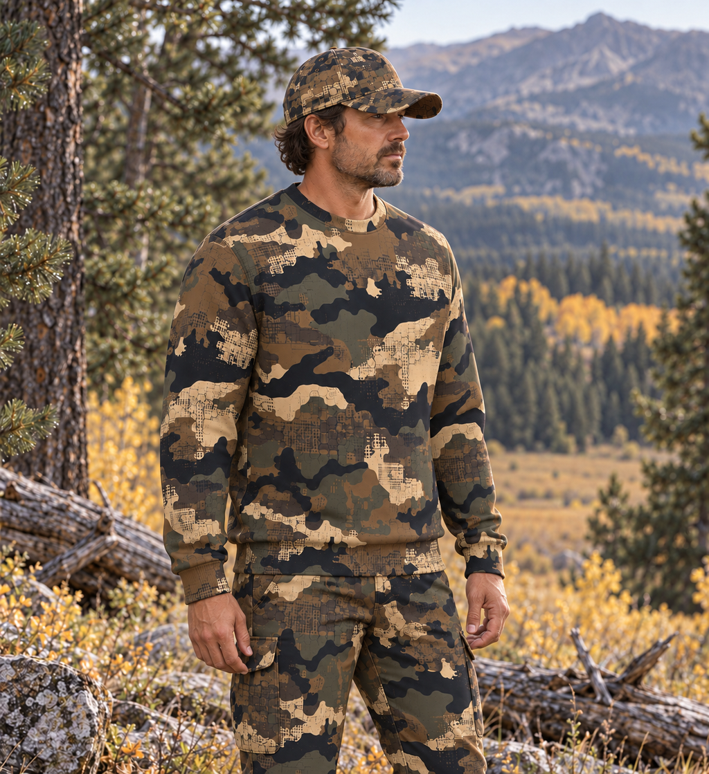 SSCS Saber-Tooth - Heavy Fleece-Lined Camouflage Sweatshirt