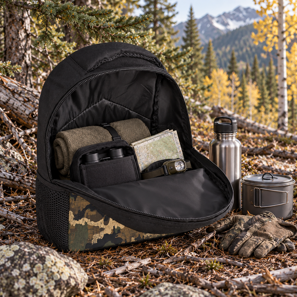 SSCS Saber-Tooth - Multi-Size Camouflage Field Backpack