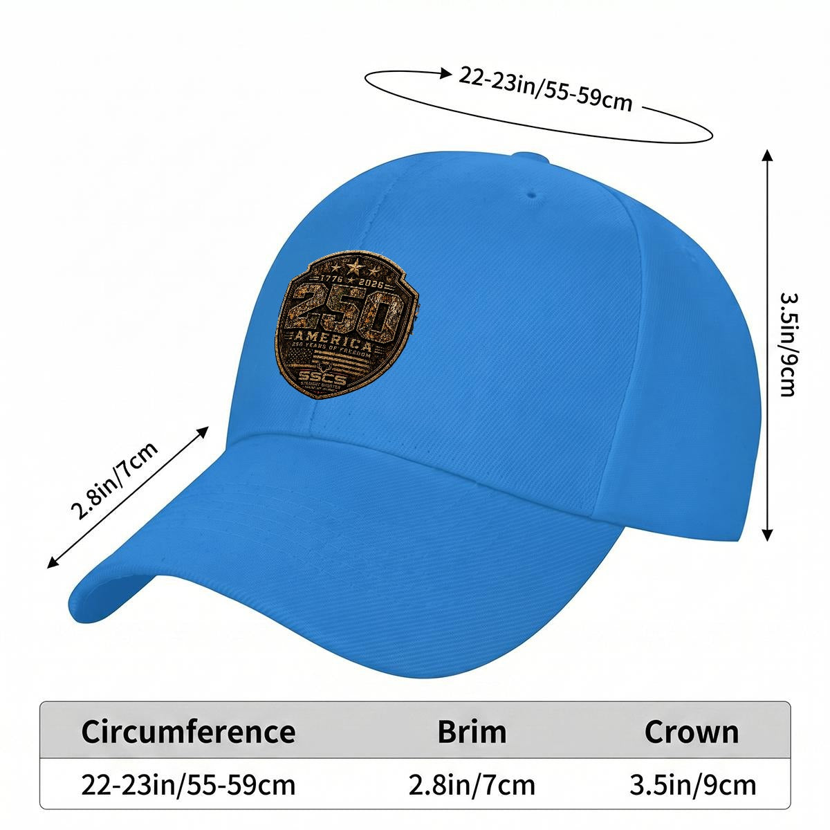 250th American Anniversary Baseball Cap