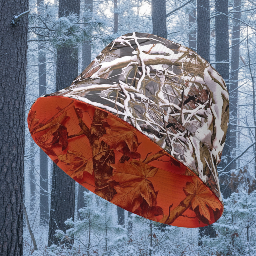 White Wolf™/Blazewood™ - Reversible Camouflage Bucket Hat