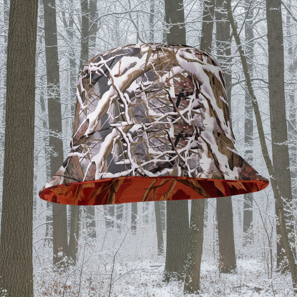 White Wolf™/Blazewood™ - Reversible Camouflage Bucket Hat