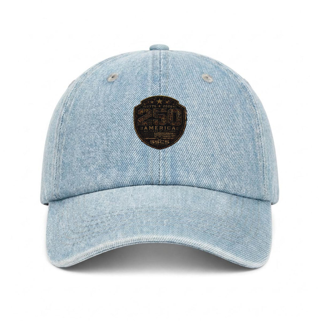 America 250 - Embroidered Denim Cap
