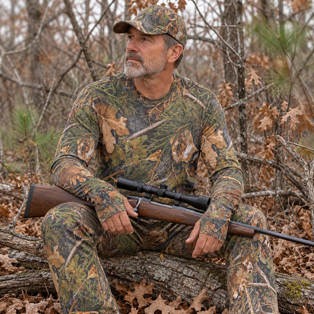 SSCS vanish hunting shirt — outdoor composite view 6, original product preserved